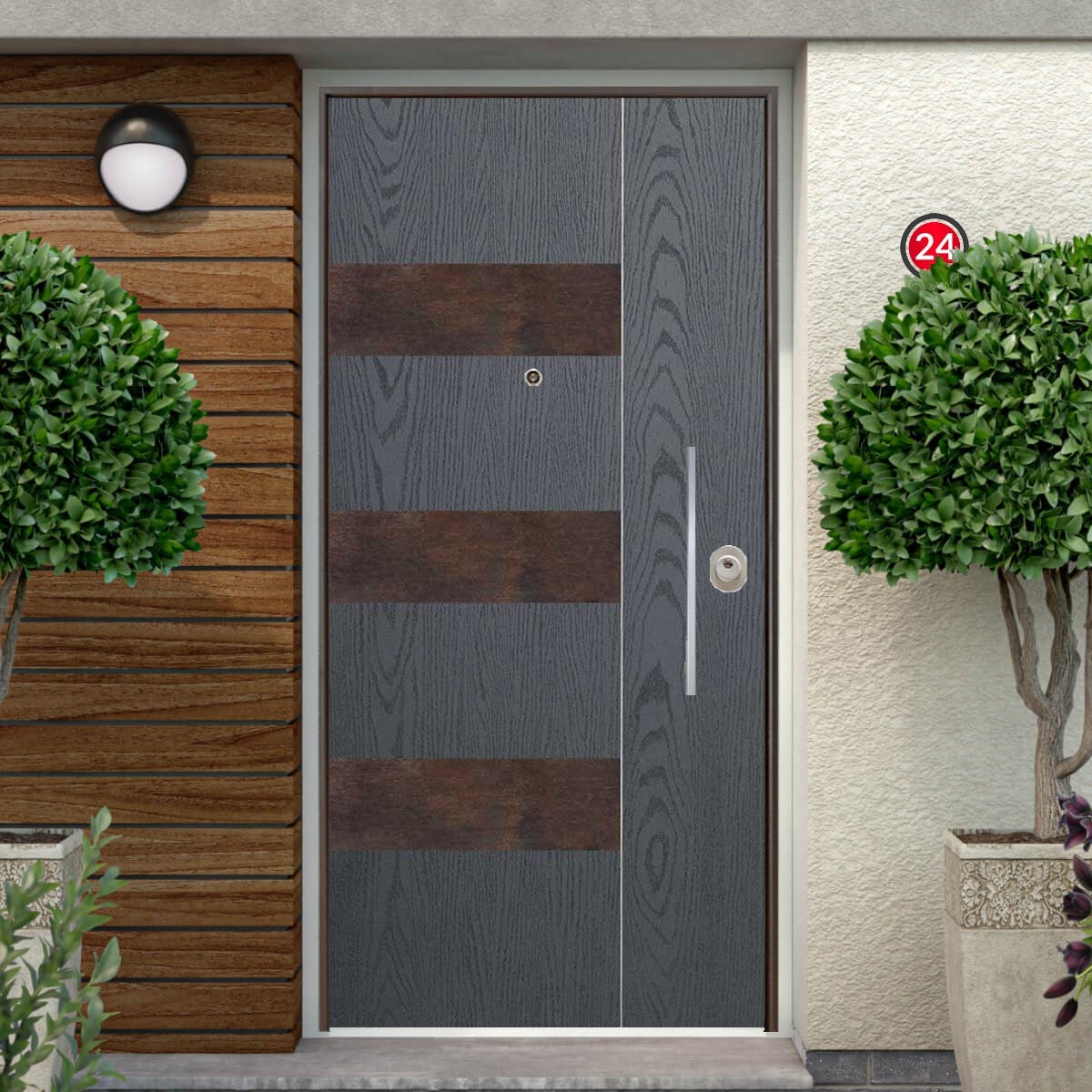 200x 300mm ABS Marrone Plastica Pannello Durevole Ispezione Portello - Foto 7