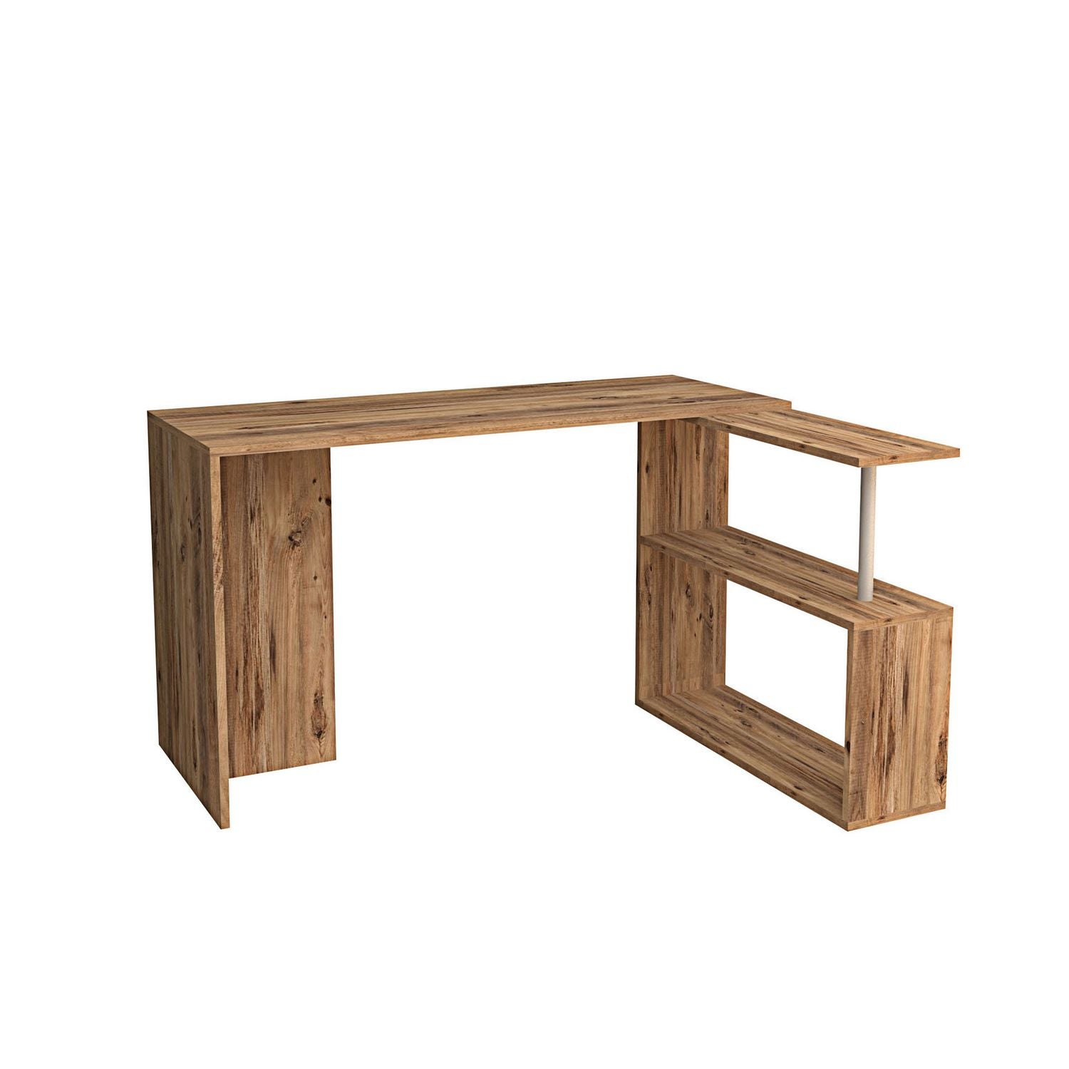 Bureau Enfant LIA Bureau évolutif En Forme De Maison De Type Montessori Plateau Reglable En Hauteur En Pin Massif Naturel