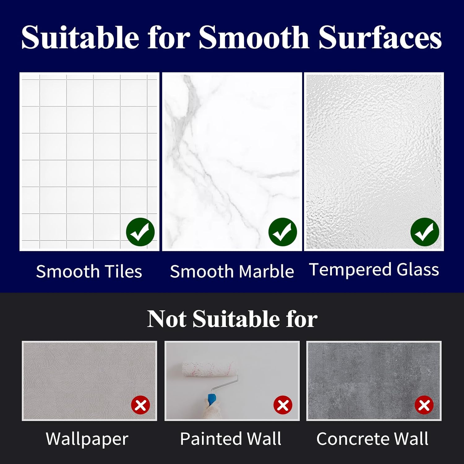 Étagère de douche 2 pièces organisateur de salle de bain antirouille, étagère de salle de bain sans perçage, support de shampoing durable - 6