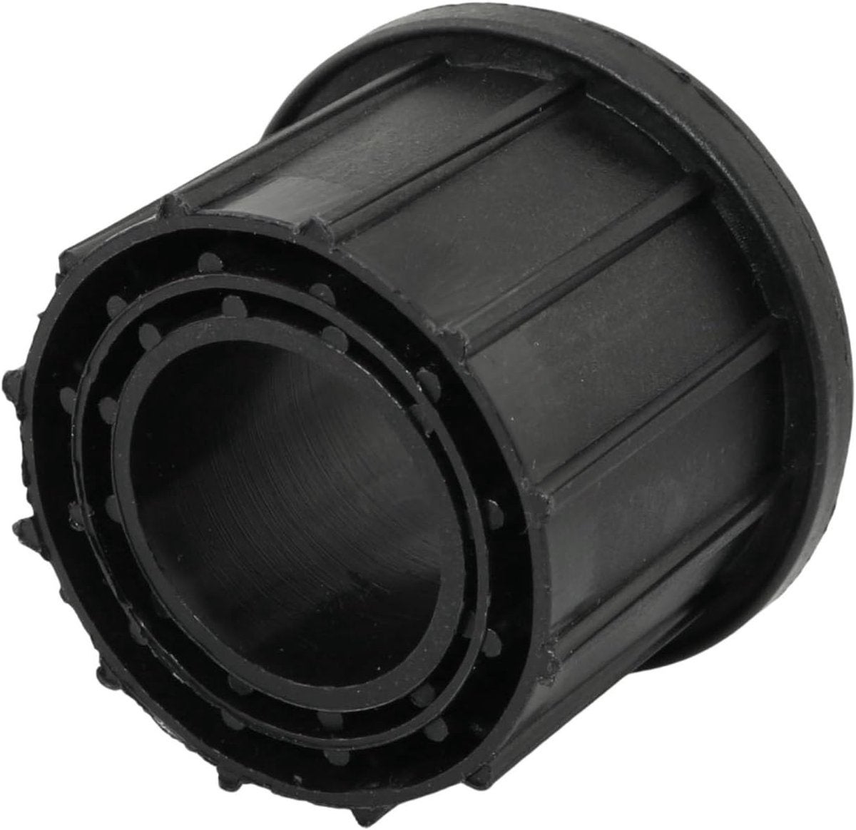Lot de 3 adaptateurs pour pieds de parasol - Bagues de réduction - Pour colonne centrale 48/38/32 mm - Pièces de rechange pour pieds de parasol - Noir - 6