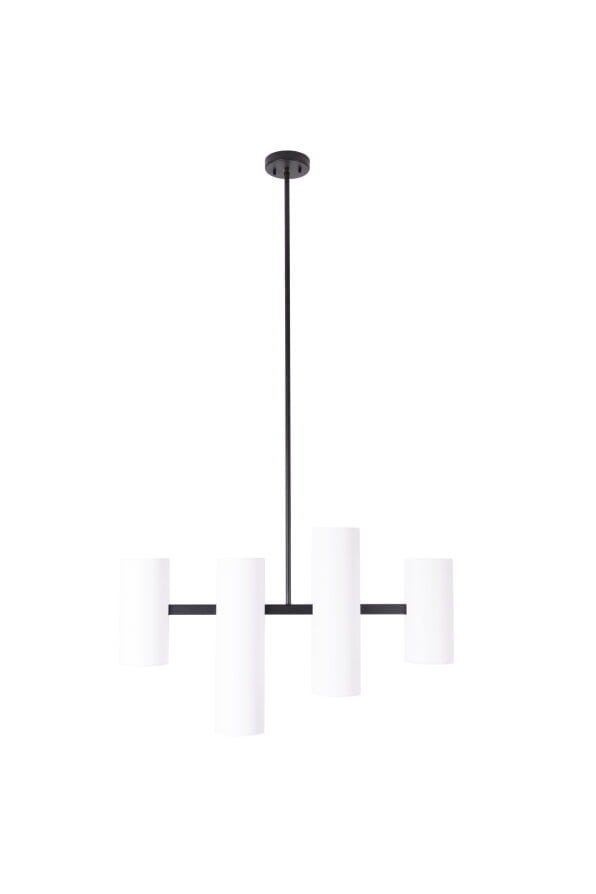 Lampa wisząca Laxer biała 4xGU10x7W industrialna wym: 145 x 80 x 12 cm metal Maxlight