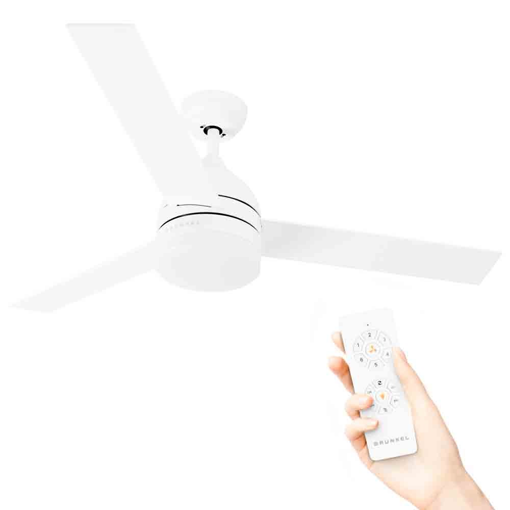 Ventilatore Da Soffitto CJOY Con Luce LED - Telecomando, 5 Pale, Motore CC Silenzioso - 56cm - Foto 8