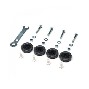 Set 5 Ruote In Gomma Per Sedia Ufficio - Diametro 50mm, Adatte Parquet E Pavimenti Delicati, Scorrimento Silenzioso E Protettivo - Foto 9