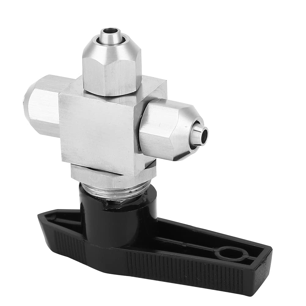 Vanne 3 Voies En Acier Inox 304 Pour Eau, Huile, Gaz - Filetage G1/4, Parfaite Pour Tuyauterie Haute Pression - 5