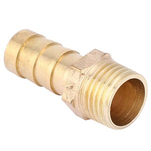 Connettore spinato 6-12 mm in ottone massiccio dritto per tubo spinato/adattatore connettore per carburante, acqua, gas e olio, ottone