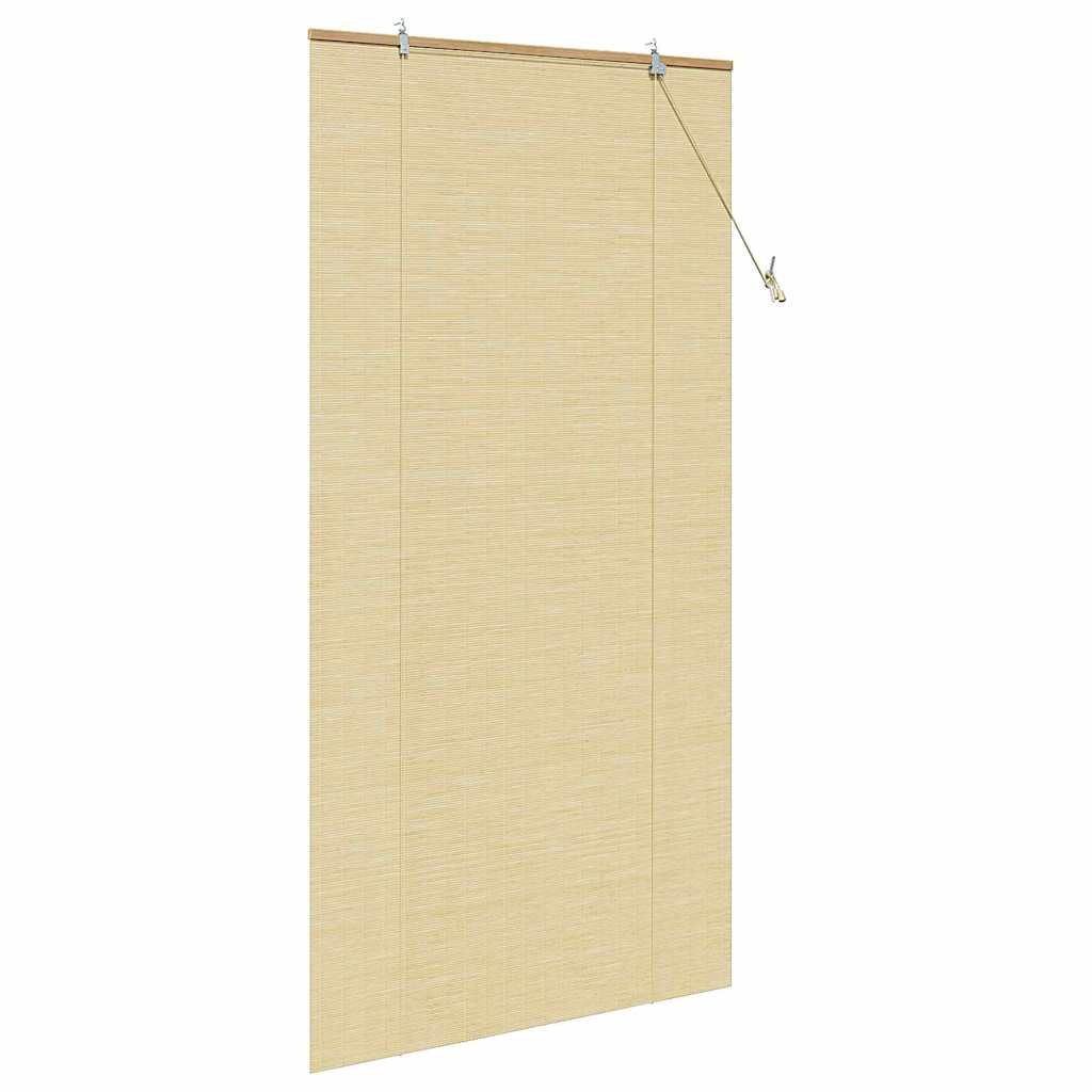 Roleta z zasłonami natura 100 x 220 cm Bambus vidaXL - 5