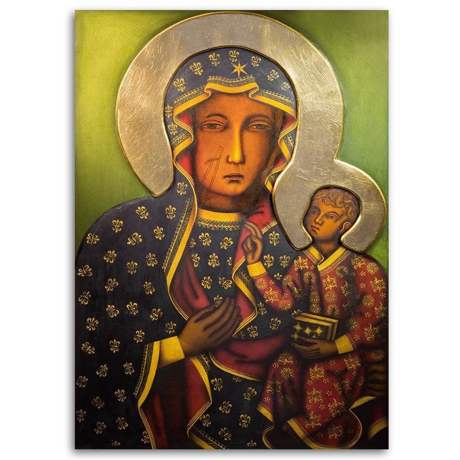 Obraz na płótnie, Matka Boska Częstochowska 60x90
