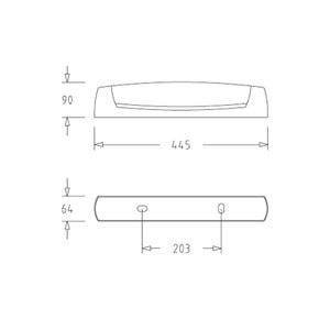 Tube LED Linolite tubulaire S19 puissance de 7 watts 230 volts