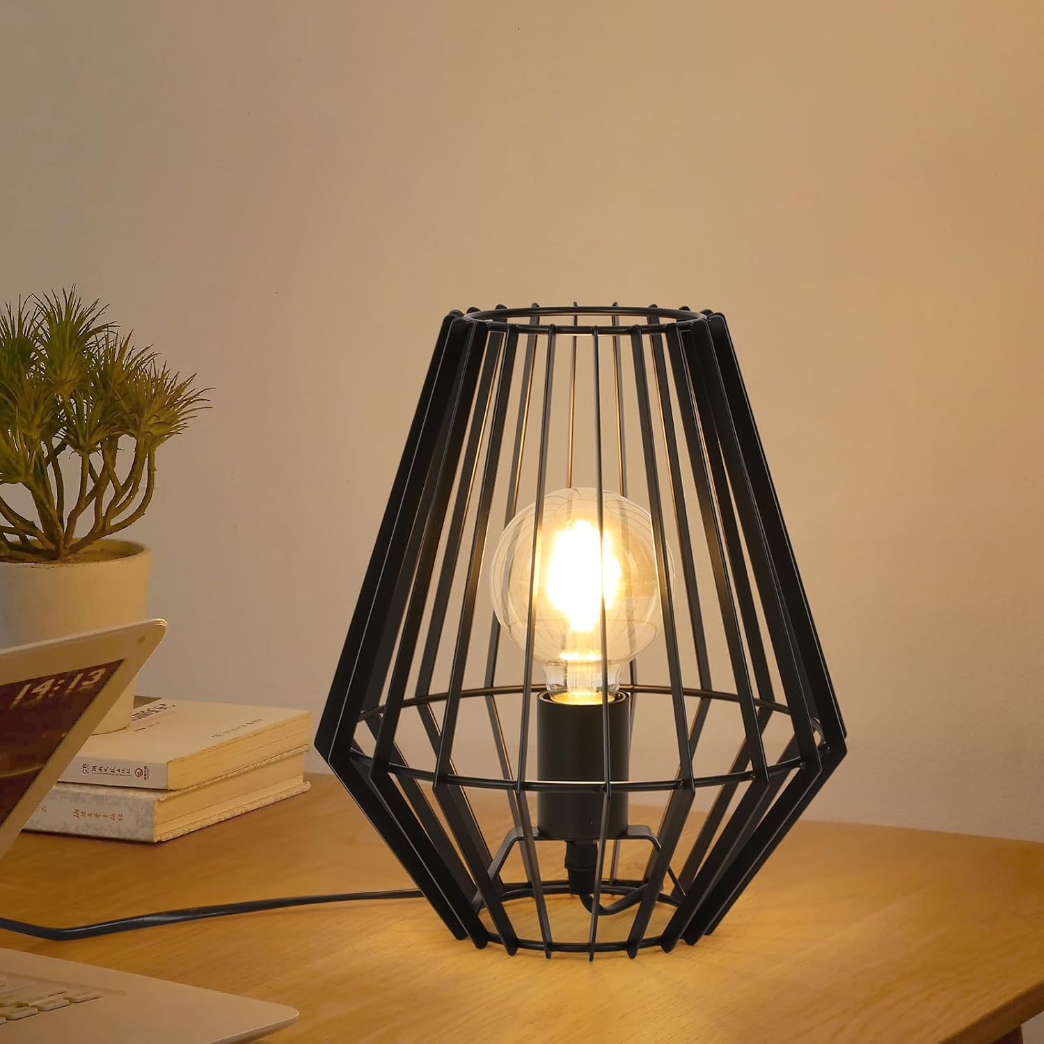 Eglo PENELA lampada da tavolo, LED dimmerabile, nero/oro - 390418