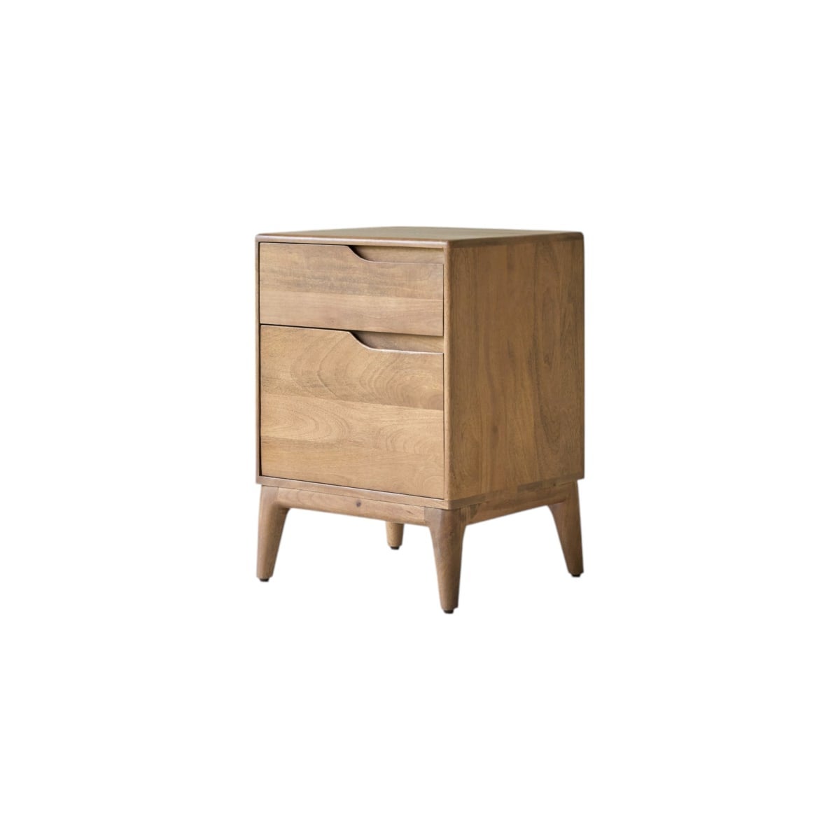 Tikamoon Mesita de noche de madera de mango macizo Gabrielle - 9