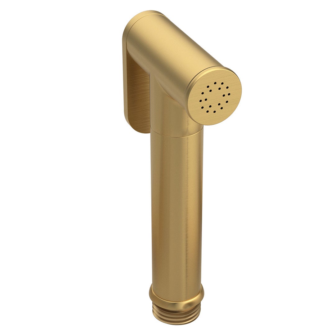 Valaz Robinet de bidet encastré rond en or brossé à 1 voie - Série Guadiana - 4