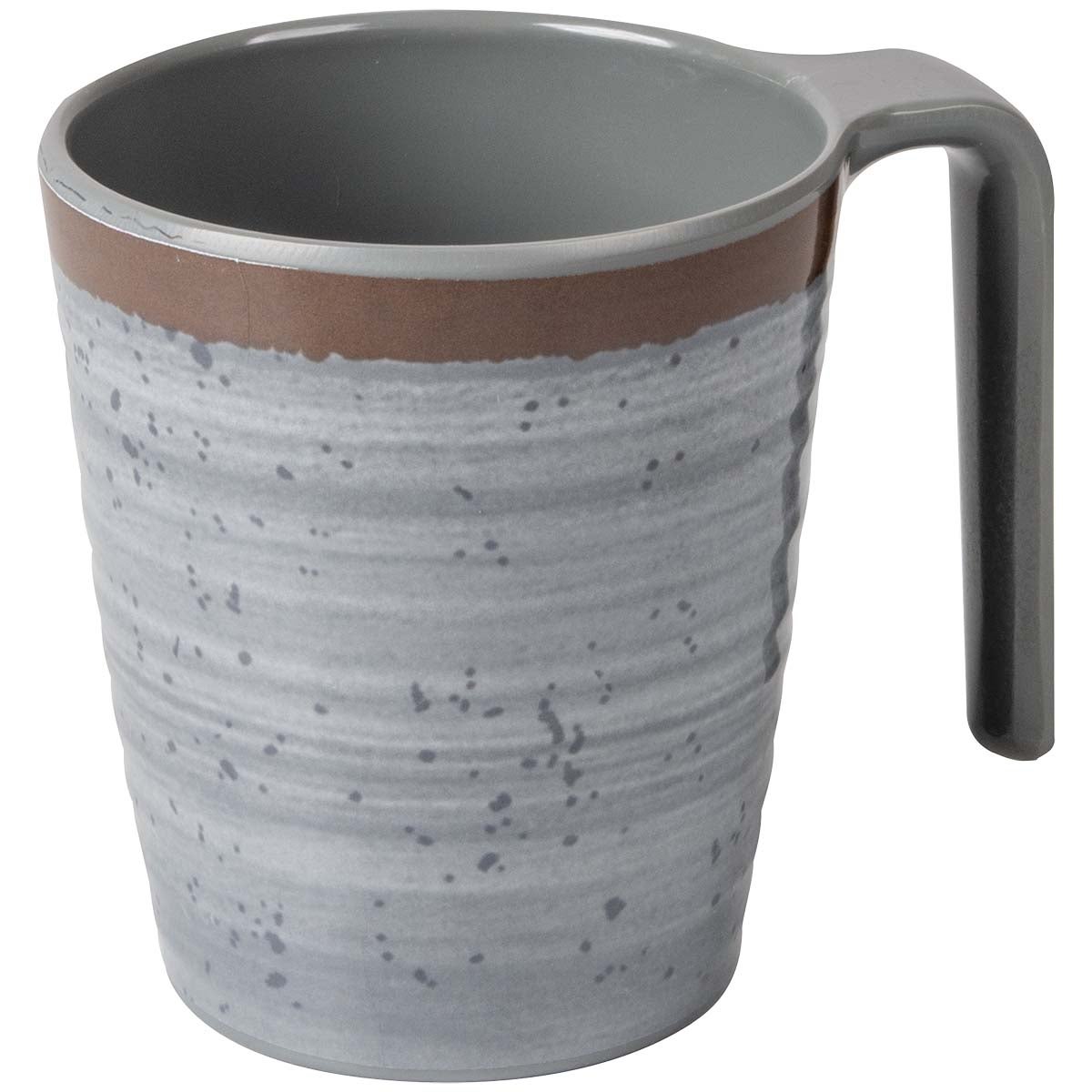 BC Taza Halo M - Set Di 4 Tazze In Melamina Blu - Stoviglie Infrangibili Per Esterni