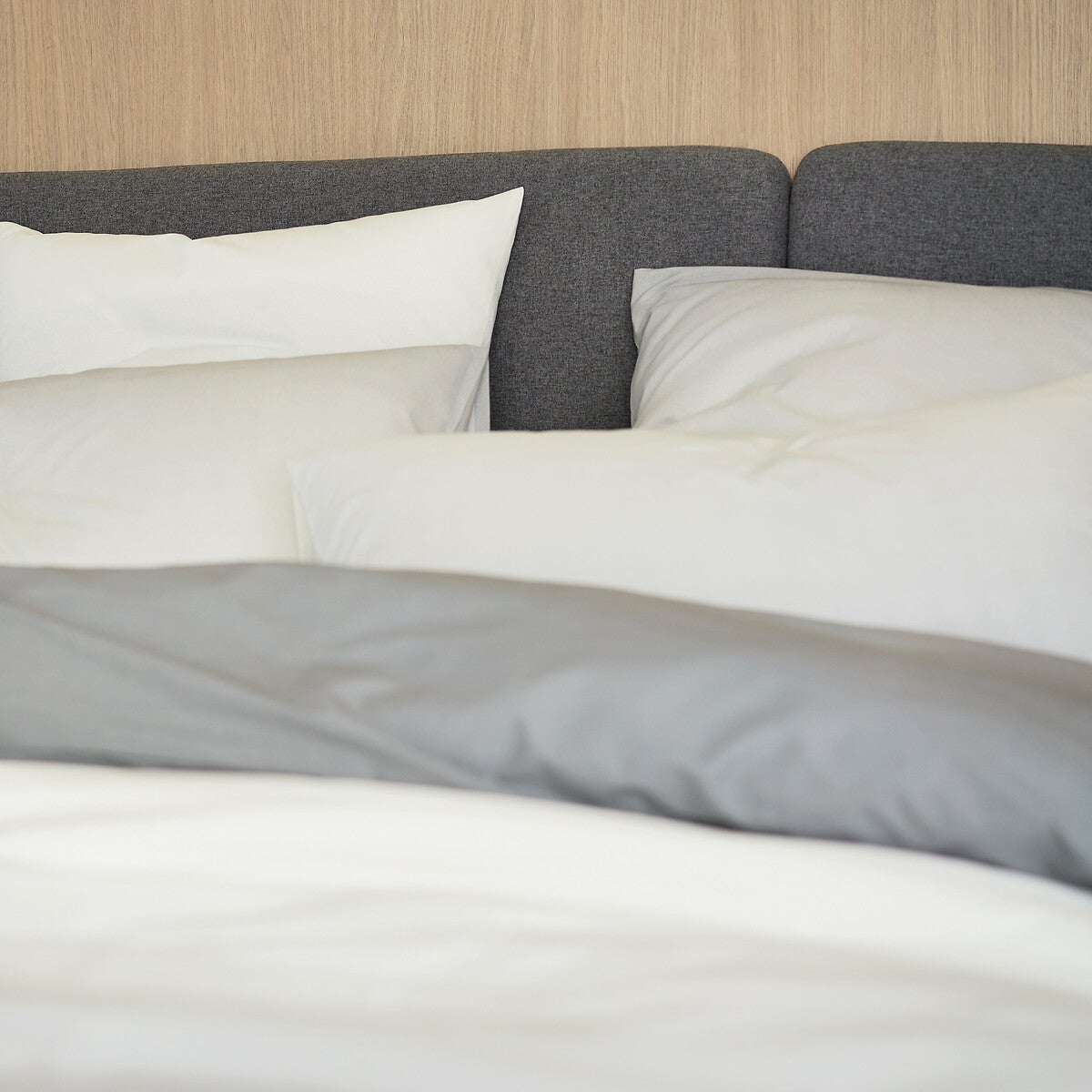Housse de couette coton, Mayama - Gris - 140 x 200 cm - 6