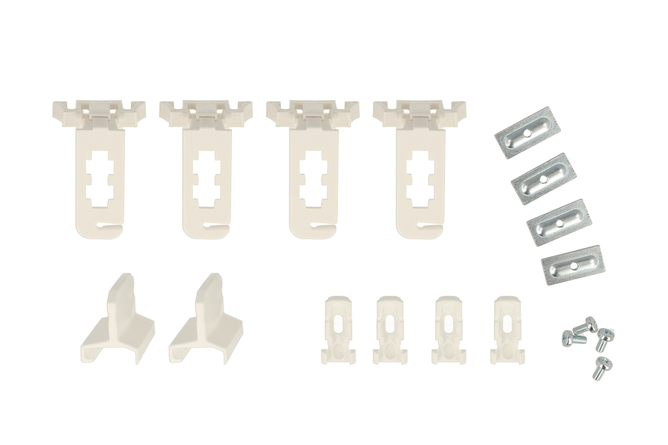 SunL Ines Plissettata Made in Germany, Oscurante, Klemmfix Guida Blu, Grigio, Bianco, 135 X 150, Tessuto, Blu, 135 x 2.3 x 150 cm - 3