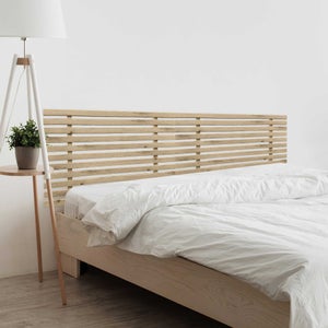 marcKonfort Tête de lit Oslo 150X60 cm, capitonnée Tissu Beige grillé, Épaisseur Totale de 8 cm