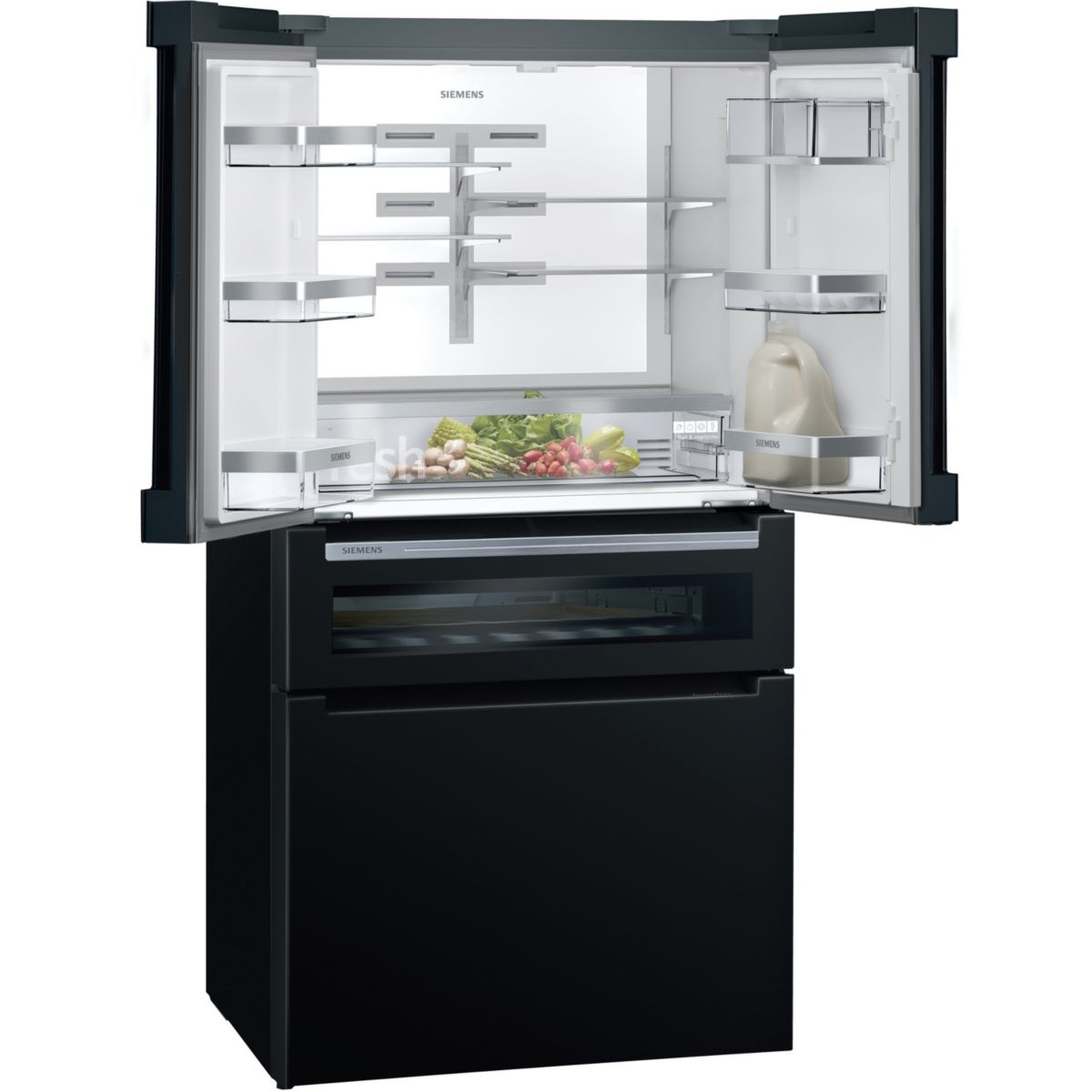 Siemens KF96RSBEA frigorifero side-by-side Libera installazione 572 L E Nero - 2