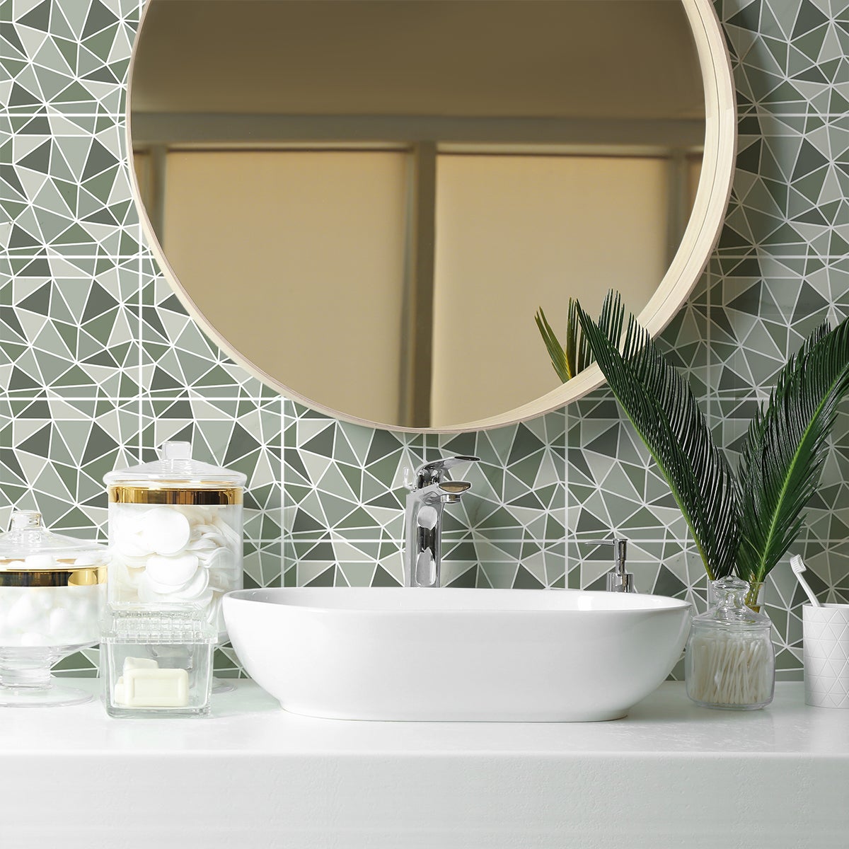 9 adesivi piastrelle terrazzo chena - Sticker adesivo - adesivi murali - 9stickers10x10cm - 3