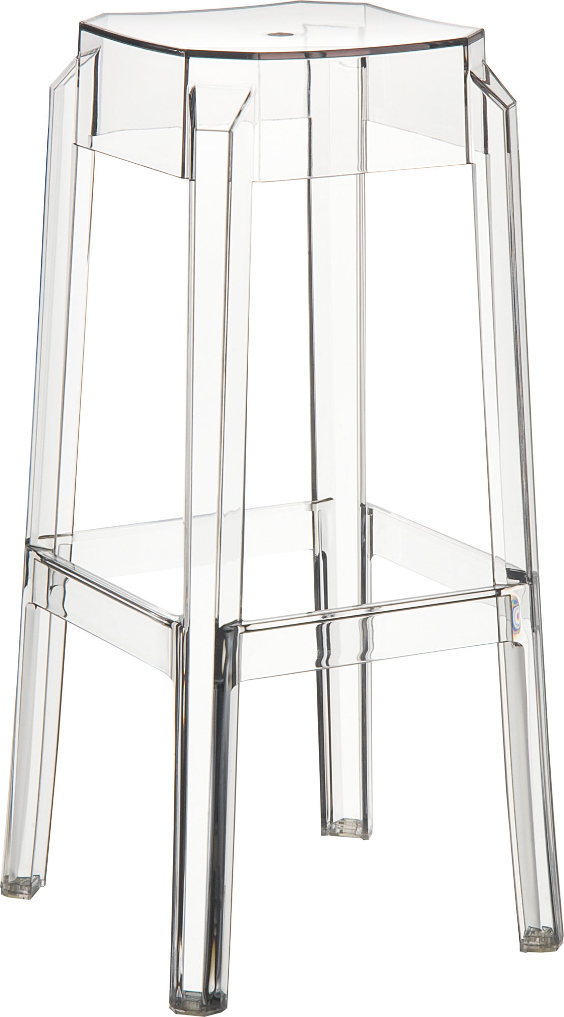 Clp Taburete Fox Para Exteriores Transparente Claro , Leroy Merlin