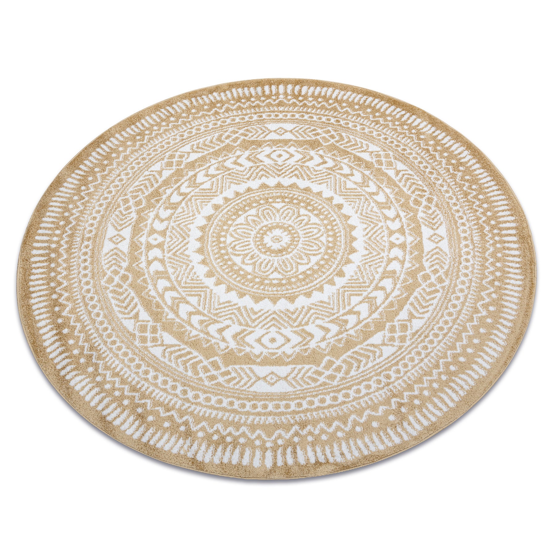 Dywan FUN Napkin serweta koło - złoty koło 120 cm