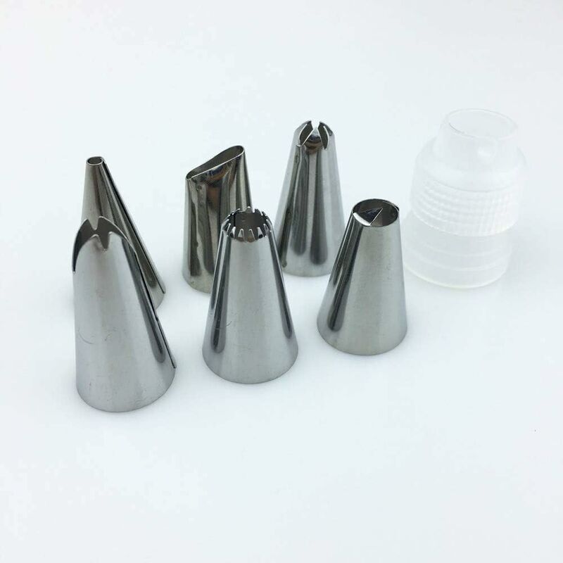 Set Sac à Poche 38 Pezzi Con Beccucci In Acciaio Inox E Silicone: Accessori Per Decorazione Torte, Cupcake E Biscotti - 2