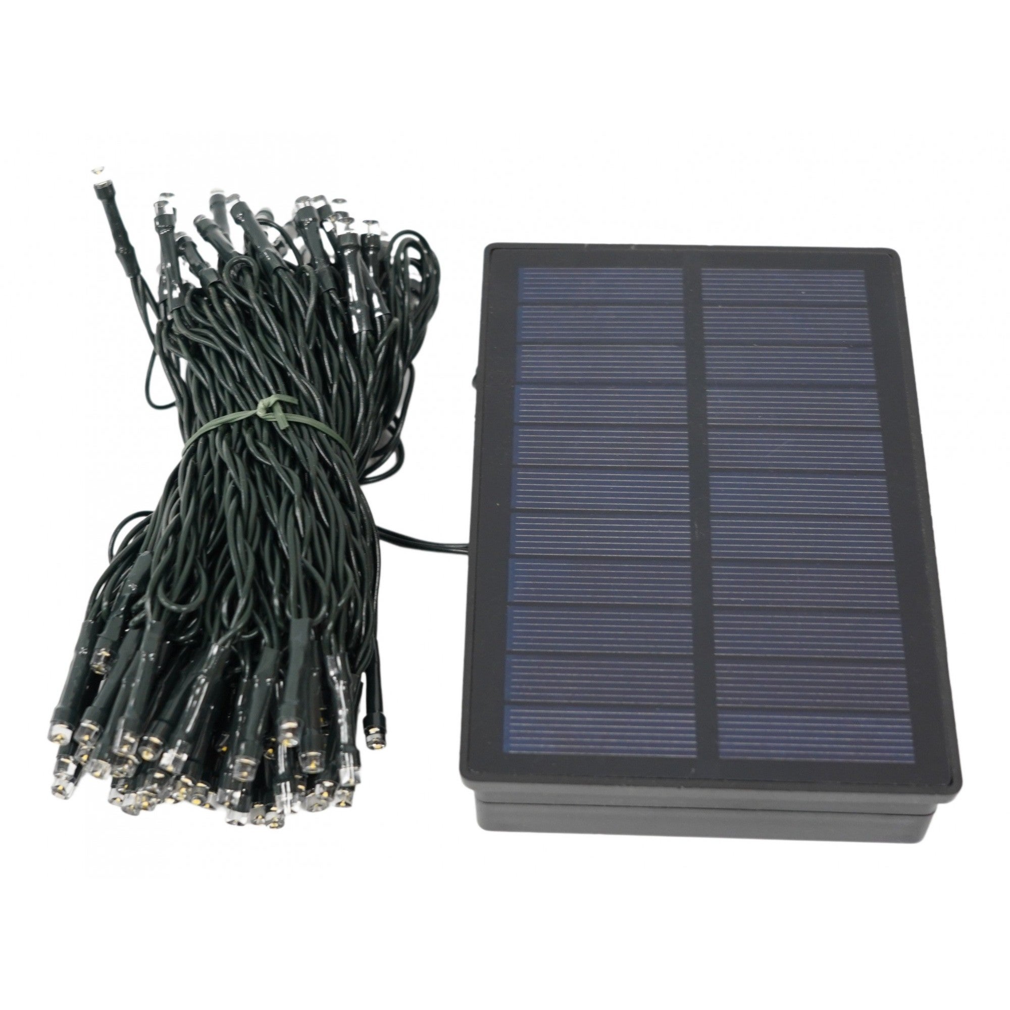 Instalatie Craciun solara Flippy, 12 m, 100 LED-uri alb cald