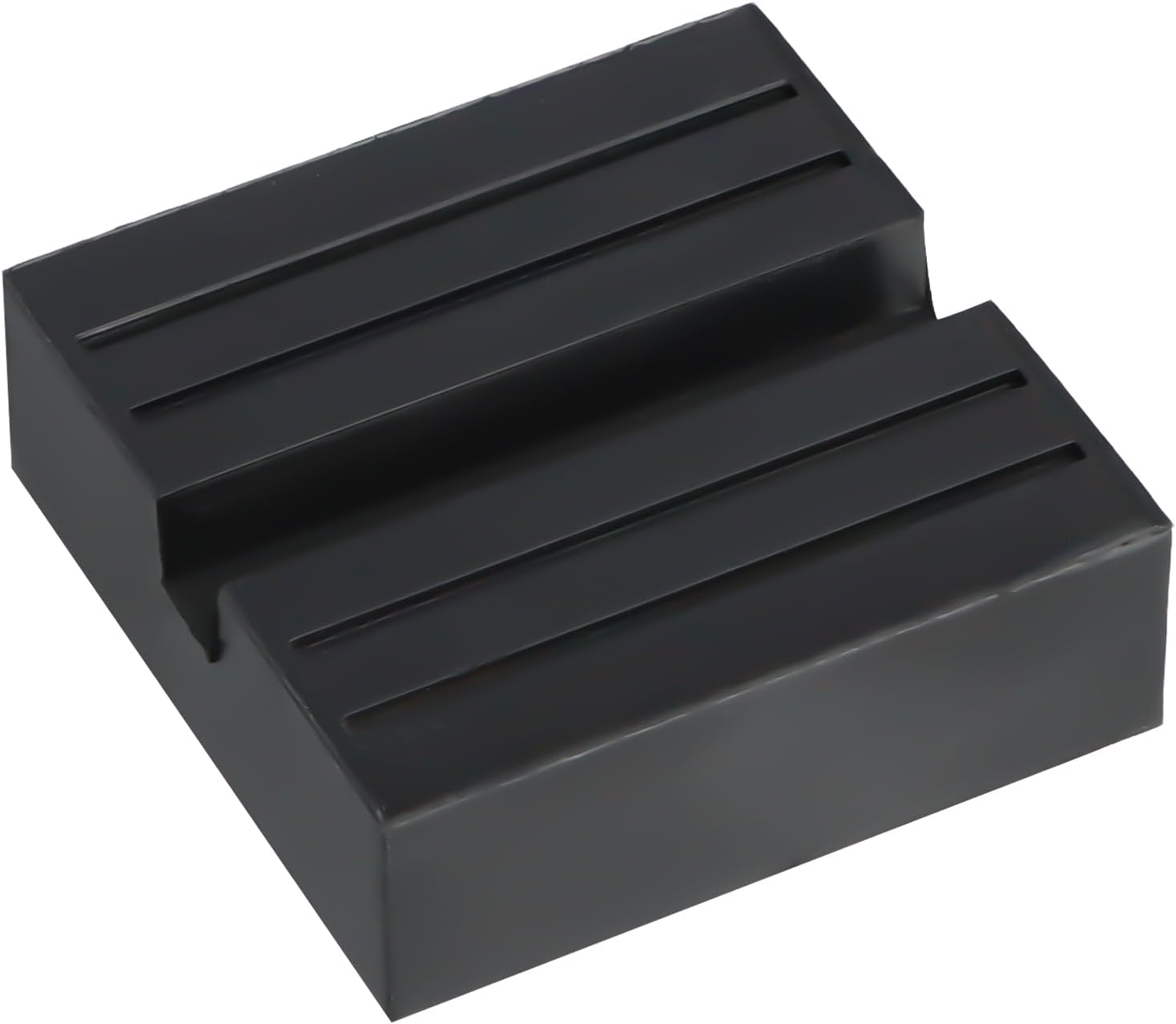 Support De Cric De Levage Universel Pour Voiture, Coussinet En Caoutchouc Noir Fendu Adaptateur De~p146833888