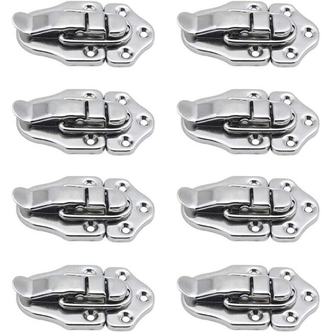 Argent 8 Fermoir à bascule loquets Verrou à bascule Fermeture a Levier ...