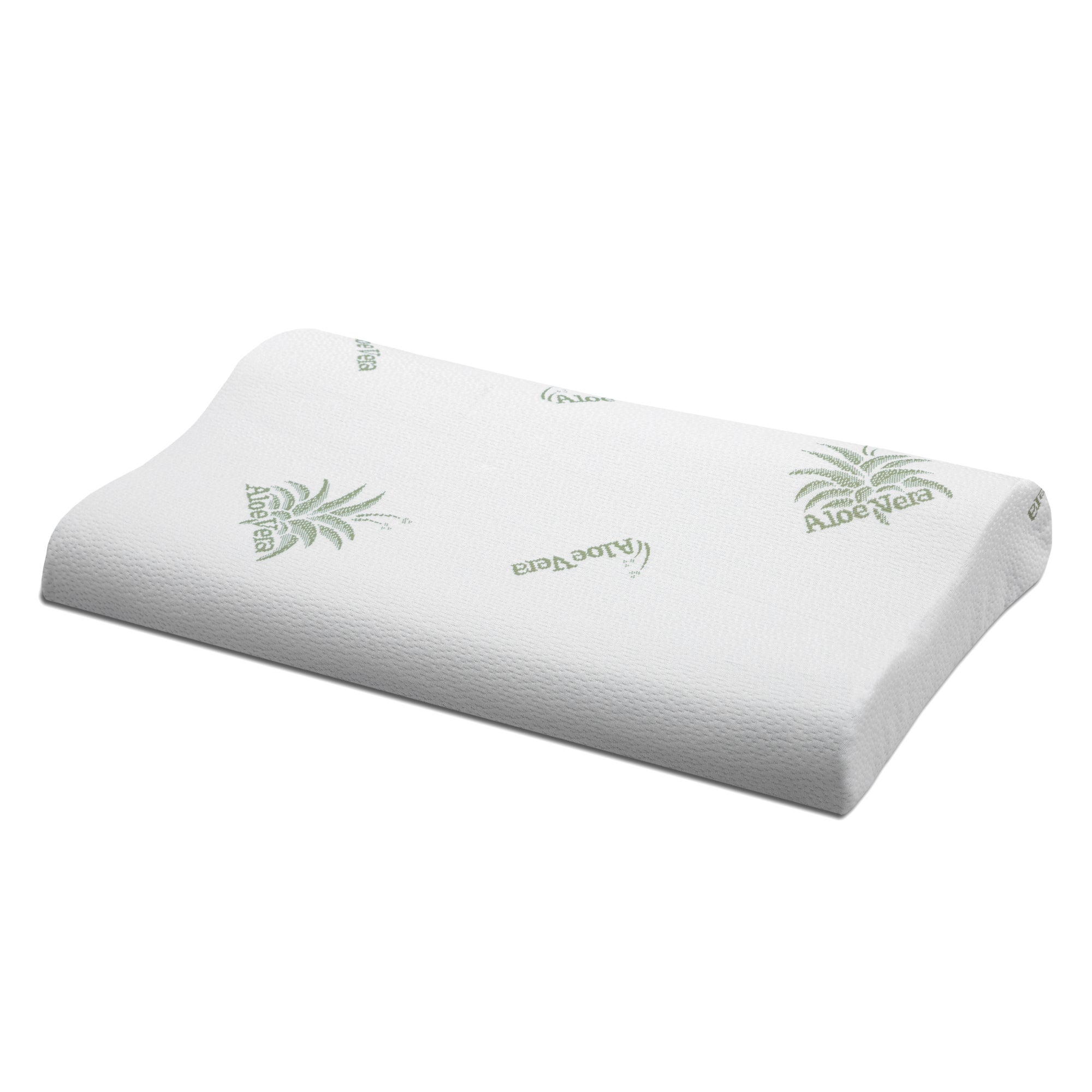 Cuscino Memory Foam Cervicale Ortopedico con Fodera in Aloe Vera  Sfoderabile e Lavabile, Cuscino Antiacaro Anallergico | Leroy Merlin