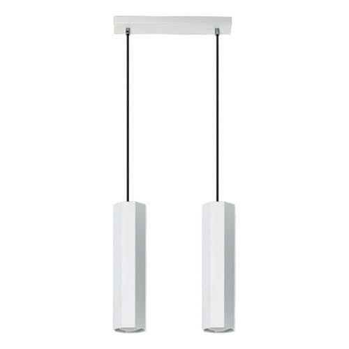 Lampa sufitowa wisząca Astral biała 2xGU10x40W wym: 80 x 30 cm metal Lampex