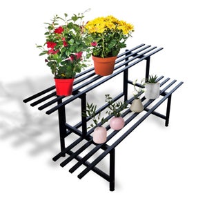 Letto Rialzato Per Orto In Metallo - 241x90.5x30 Cm, Verde - Per Fiori, Erbe Aromatiche E Ortaggi - Foto 3