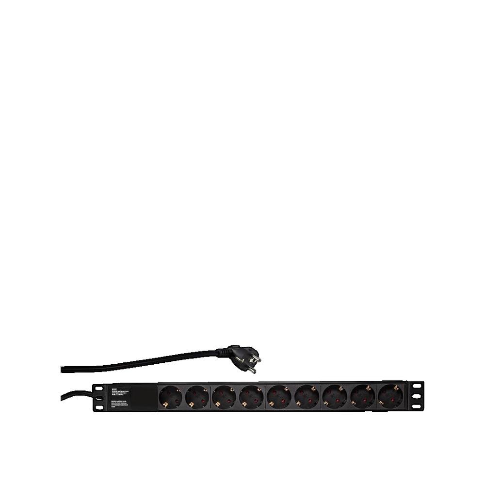 Listwa zasilająca LogiLink PDU9C03 9 gniazd 16A 3500W czarna