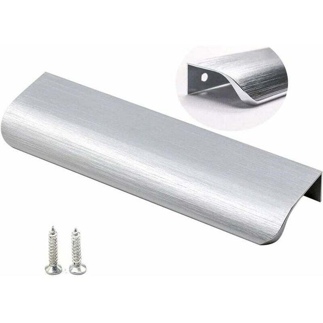 Lot de 10 Poignée Invisible Poignée de Meuble Cuisine Poignee -poignee de cuisine Poignee Tiroir Laiton en Alliage d'Aluminium Entraxe 150mm-RAPANDA