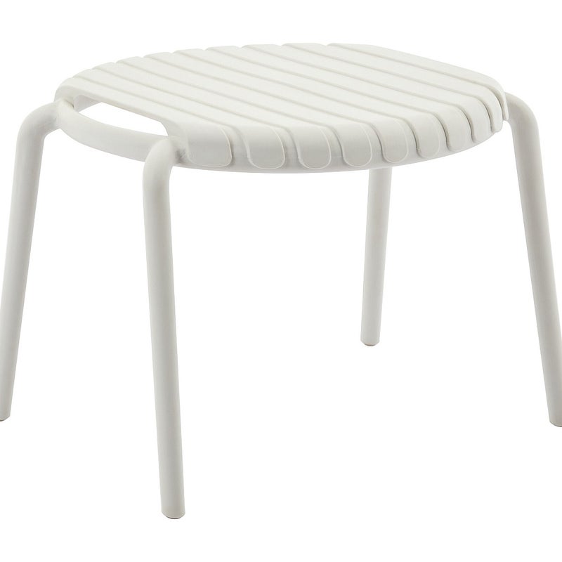 Stolik kawowy ogrodowy sztaplowany z polipropylenu - Beżowy - SESEH marki MYLIA