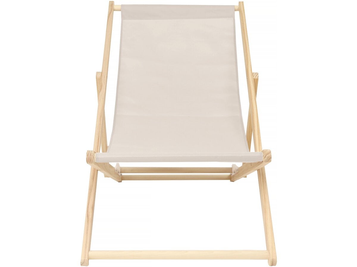 Lot de 2 transats en bois 