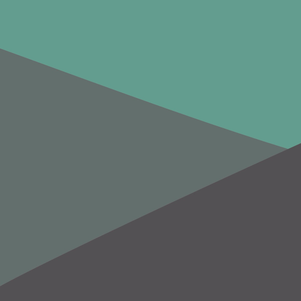 Carta da parati panoramica Paesaggio collinare geometrico Verde 375x250cm - 2