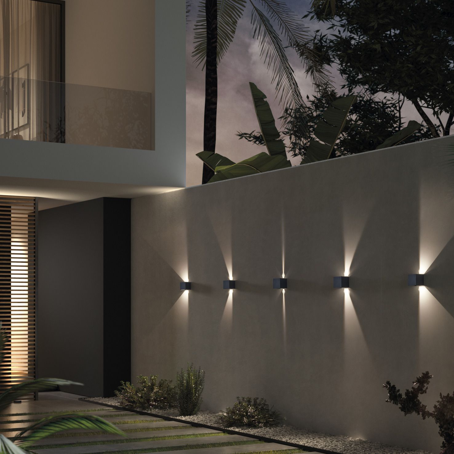 Applique Da Parete LED 3W Moderno IP54 – ElectricalSone, Luce Bianca Calda, Nero