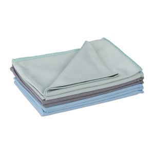 Lot De 20 Chiffons Microfibre CarMax - Nettoyage Voiture Et Maison - 30x30 Cm Bleu