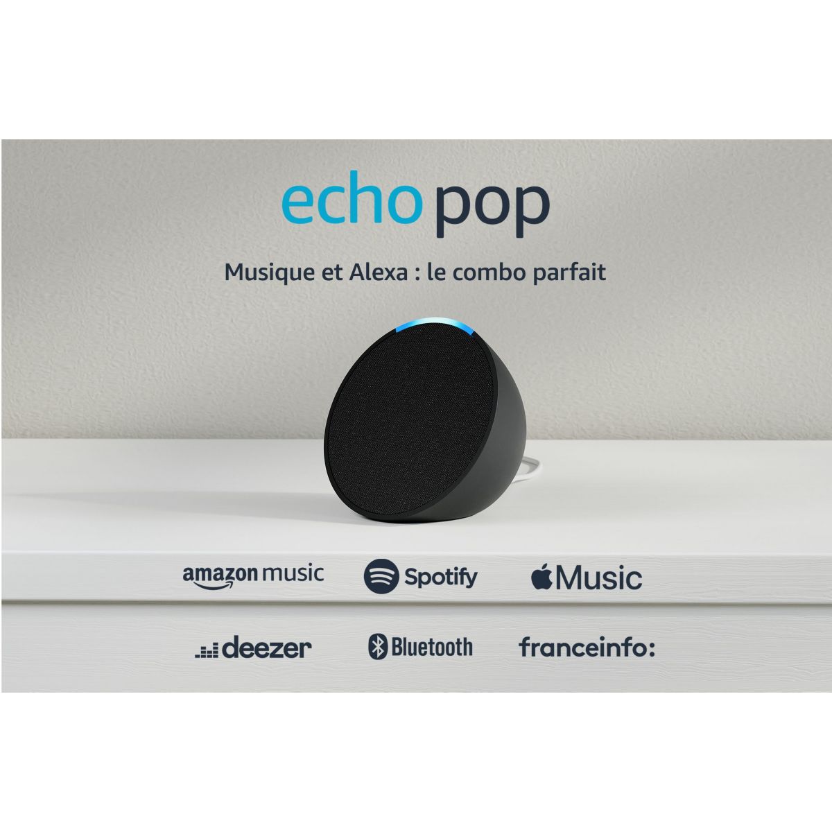 Assistant vocal AMAZON Echo Pop Anthracite - 2