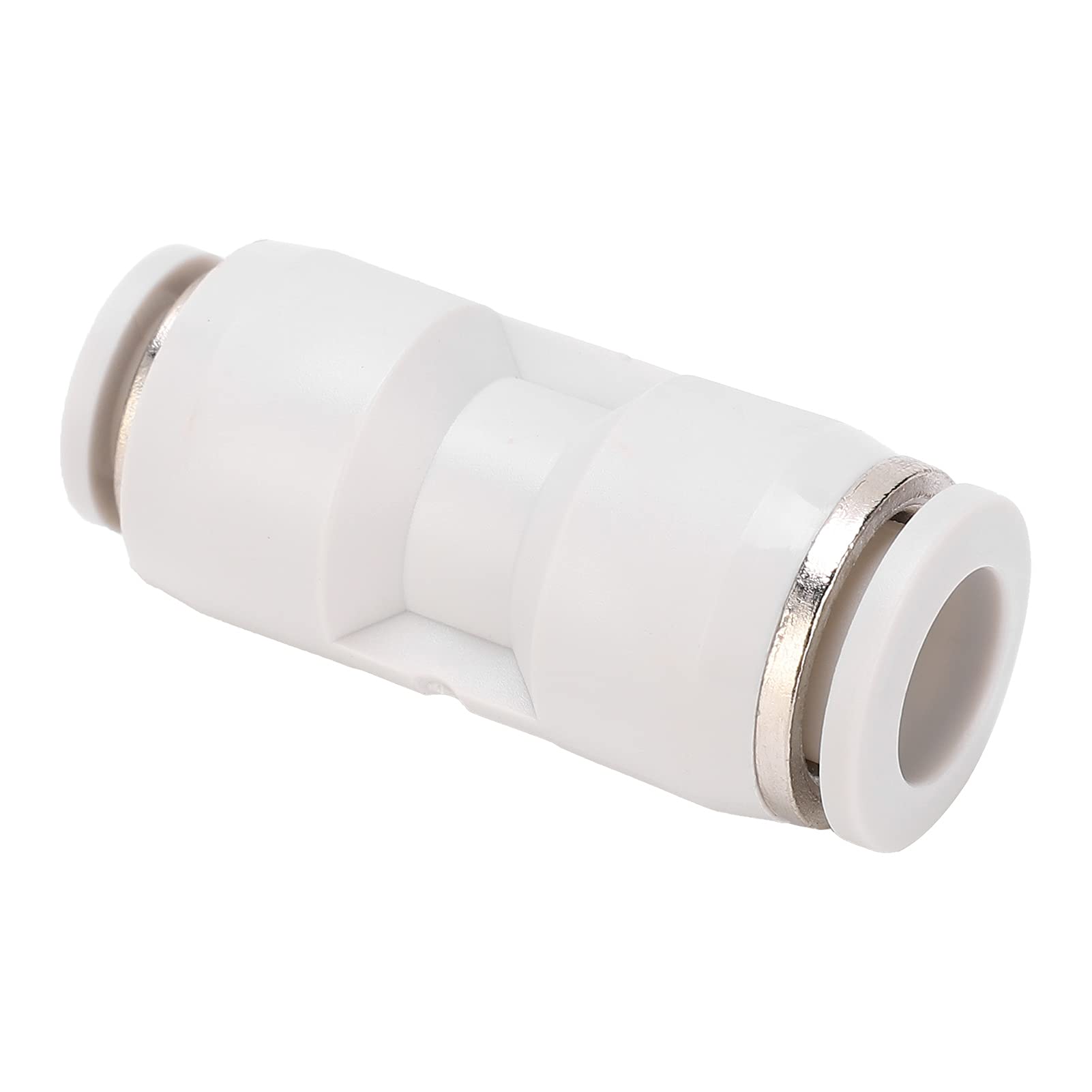 Lot de 10 raccords réducteurs droits à dégagement rapide pour tuyau d'air pneumatique, blanc (PG8-4) - 4