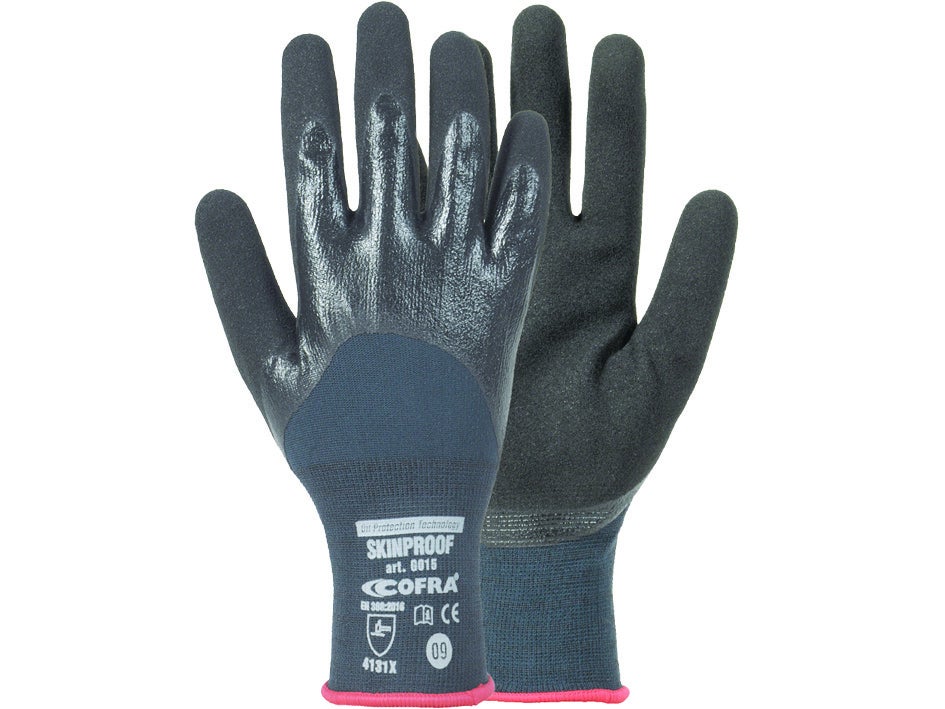 Guanti Da Lavoro Blu Per La Protezione Individuale Per