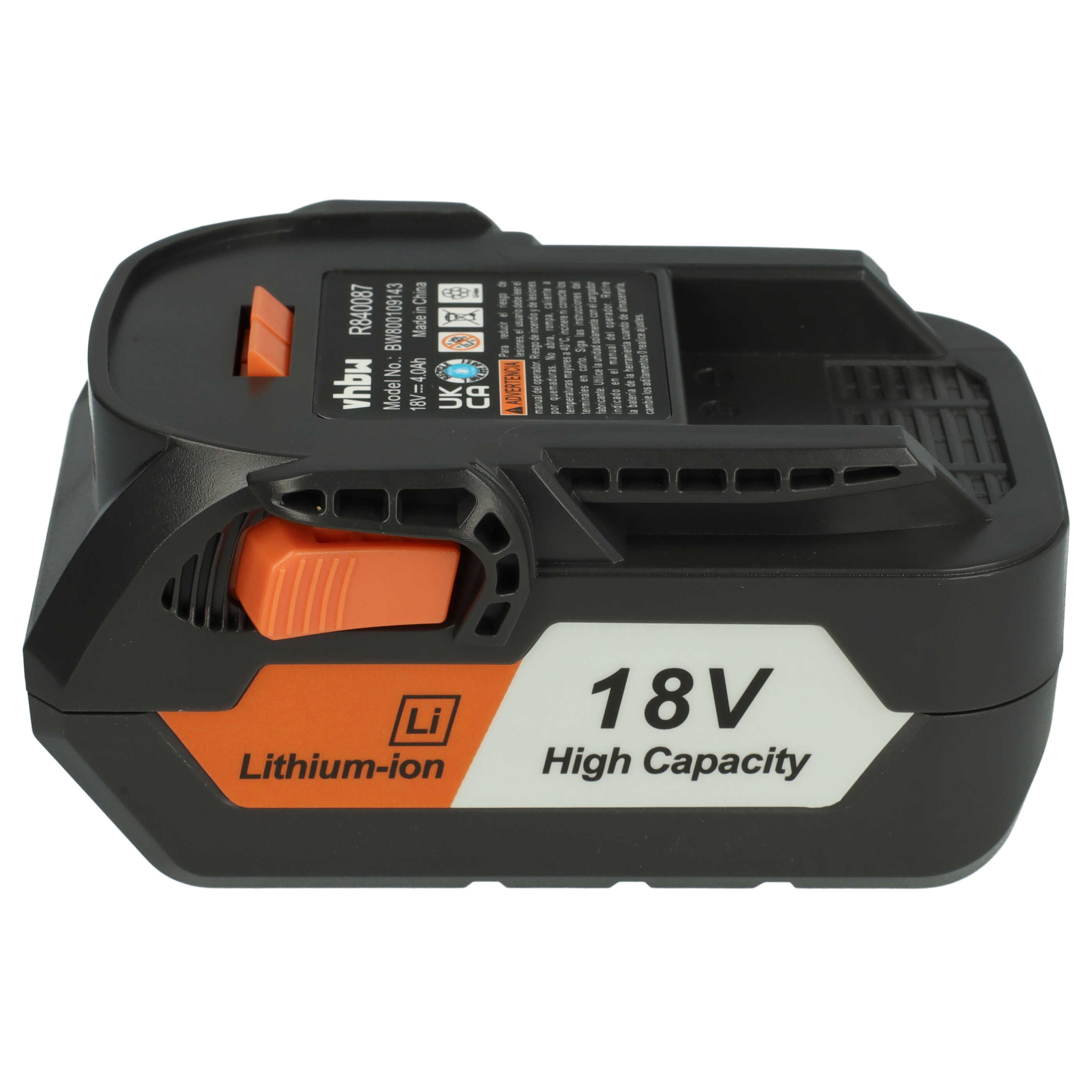 vhbw 1x Batterie compatible avec AEG BS 18C LI-202C, BSB 18, BS 18G, BSB 18 G, BS18G, BSB 18 C, BSB18G outil électrique (4000 mAh, Li-ion, 18 V) - 3