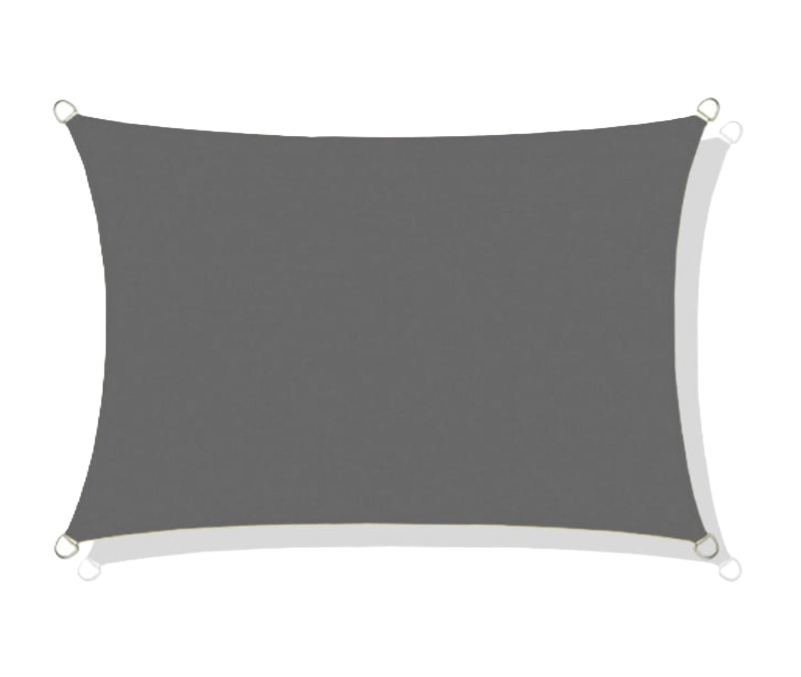 Żagiel przeciwsłoneczny Aio Factory wodoodporny ortalion szary 4x3 m 1szt