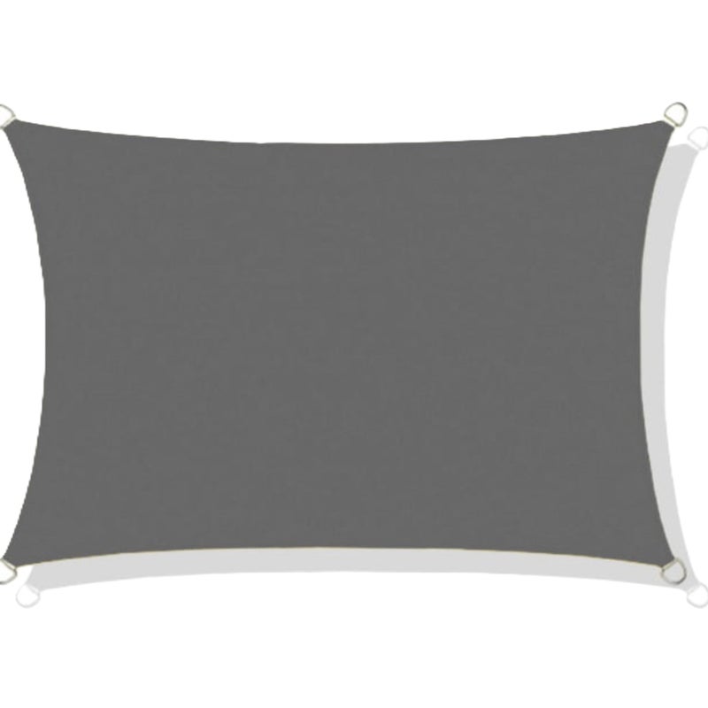 Żagiel przeciwsłoneczny Aio Factory wodoodporny ortalion szary 4x3 m 1szt