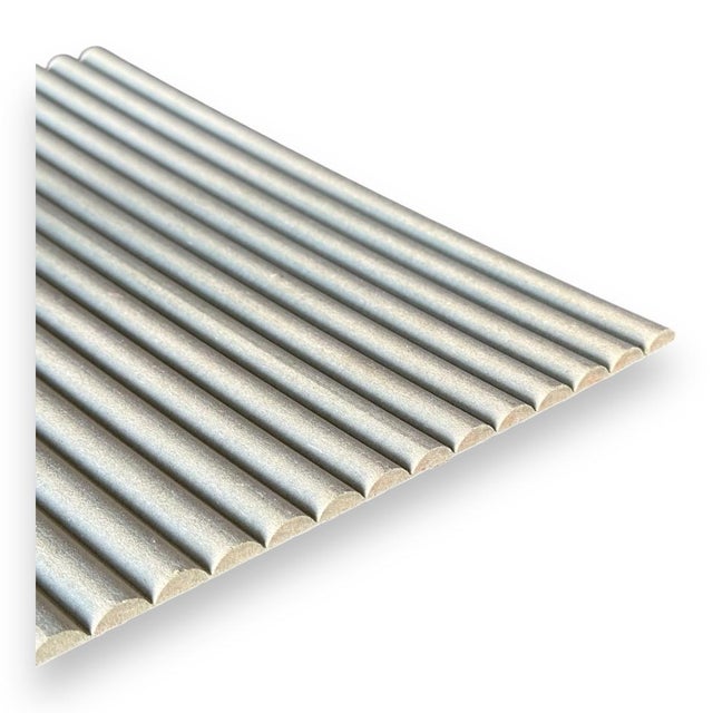 Revêtement Mural Flexible Palilleria Effet 3D Hydrofuge MDF Demi-Lune 600X2400 MM (1,44 m2/carton)