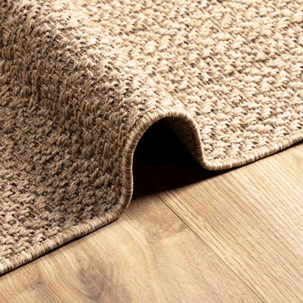 vidaXL Tapis 120x170 cm aspect jute intérieur et extérieur - 5