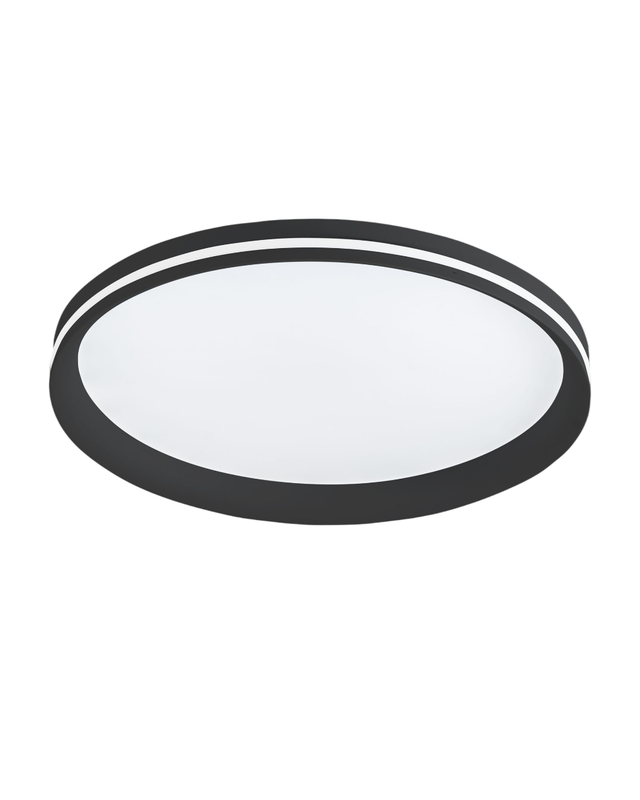 Isy - Aluminiowa lampa sufitowa LED Fabas Luce - Zintegrowana dioda LED 52W IP20 Czarna