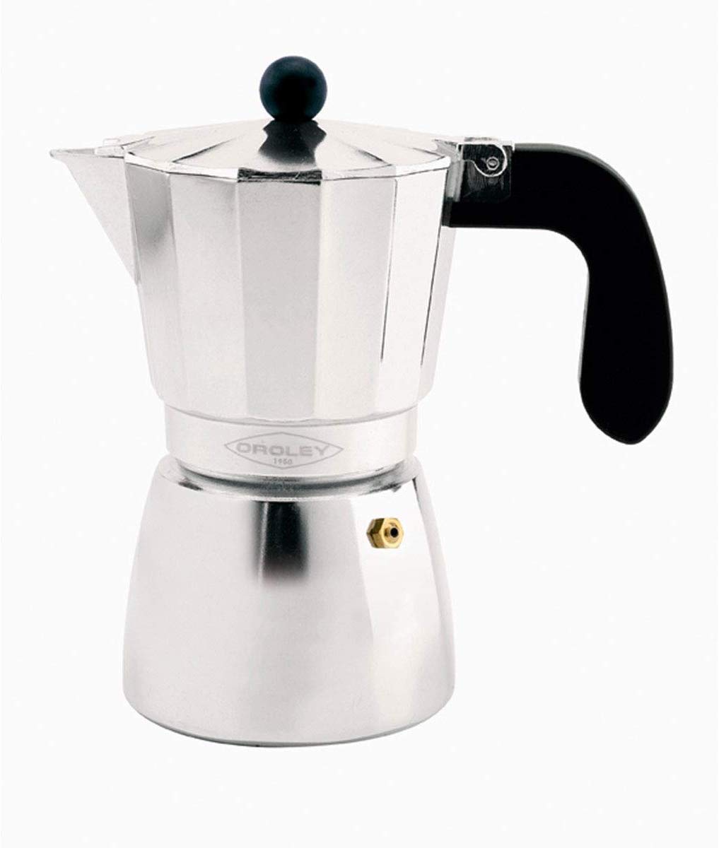 Leroy Merlin Cafetera de aluminio oroley para 3 tazas 215030200 Aluminio