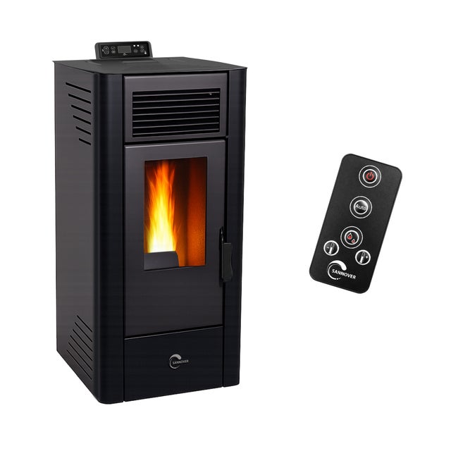 Stufa a pellet Anita 11,6 kW Nero Sannover