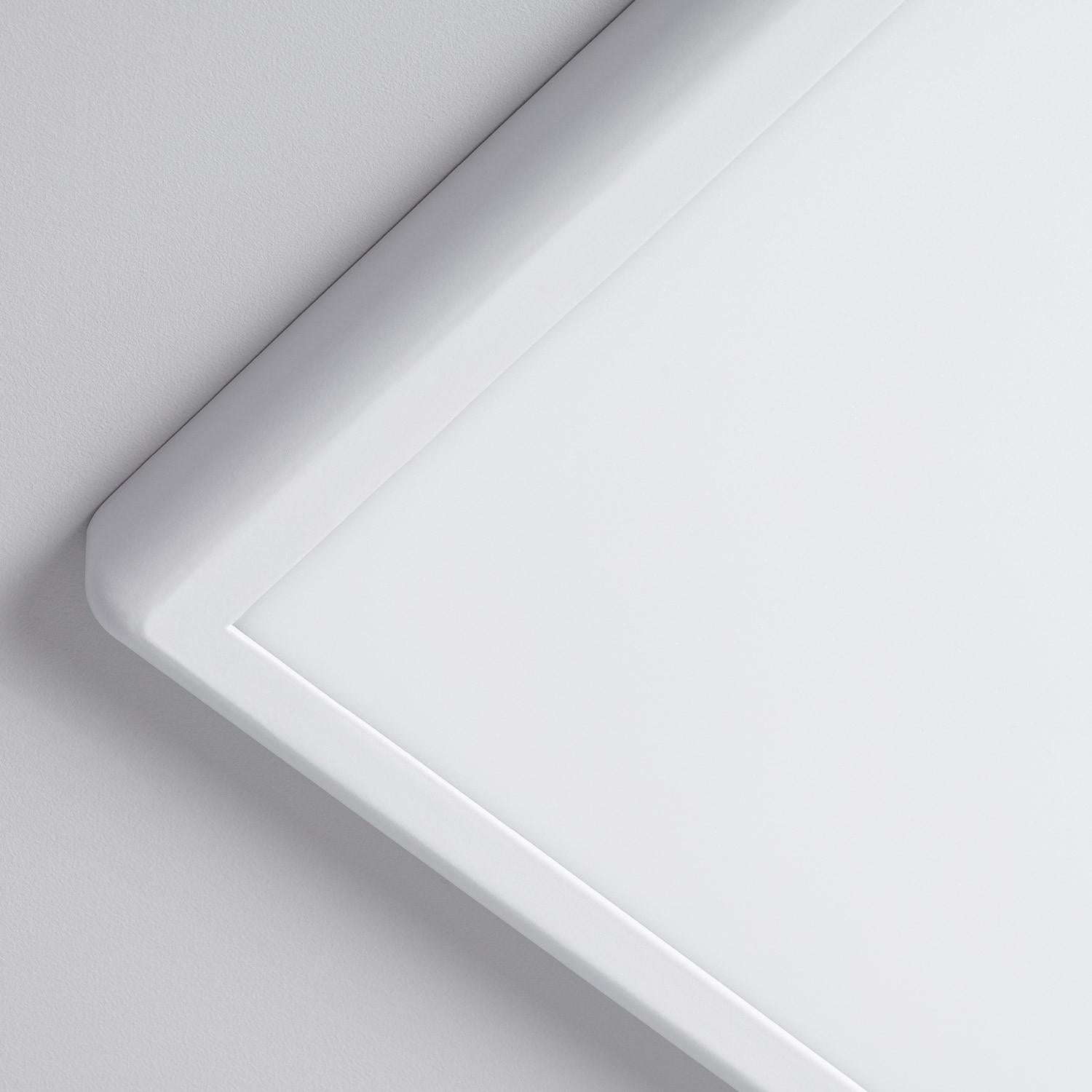 Plafonnier LED Métal Carré Design Blanc 24W Métal 300x300 mm , 6000K Blanc froid, Aluminium, IP20, 1900lm - 2