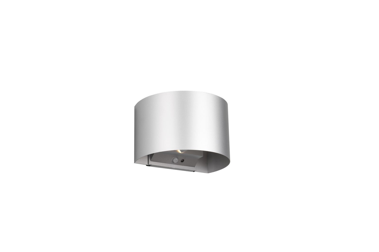 Kinkiet zewnętrzny z czujnikiem ruchu TALENT LED 6W Ciepła biel 2x50lm srebrny i odcienie srebra wym: 9,6x15,8x10,9 cm IP44 RL